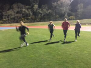 Sprint and running training at the AIS in Belconnen