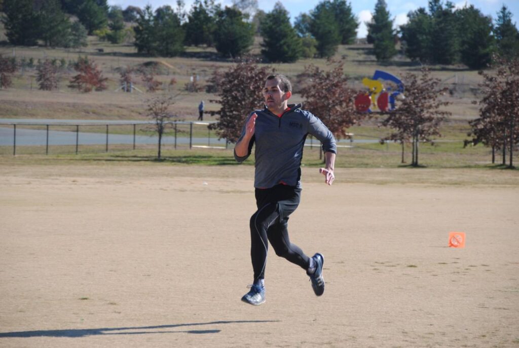 Sprint training and hill running in South Canberra with FAST Running