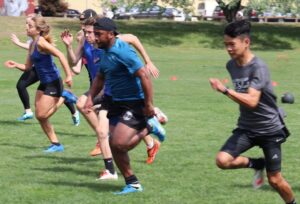 Sprinting and running training at Holt in Belconnen