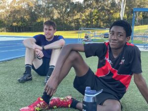 Sprint and running training at the AIS in Belconnen