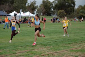 Sprint and running training at Charnwood in Belconnen
