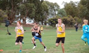 Sprint and running training at Charnwood in Belconnen