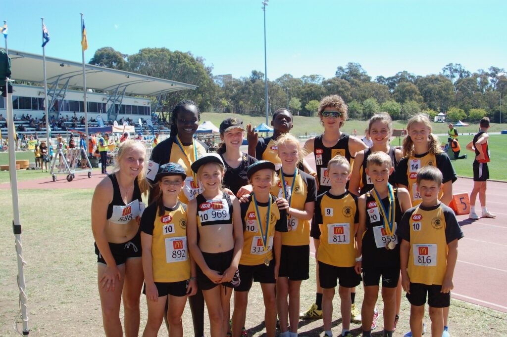 Sprint and running training at the AIS in Belconnen