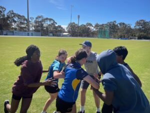 Sprint and running training at the AIS in Belconnen