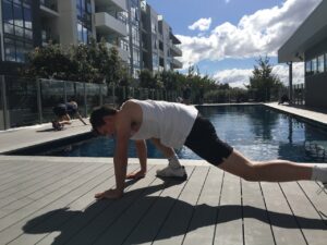 Strength and agility training at FAST HQ in Belconnen