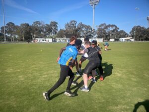 Sprint and running training at the AIS in Belconnen