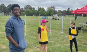 Sprinting and running training at Charnwood in Belconnen