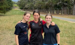 Sprinting and hill running training at GGs in South Canberra