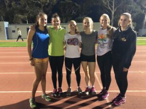 Sprint and running training at the AIS in Belconnen