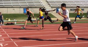 Sprint and running training at the AIS in Belconnen