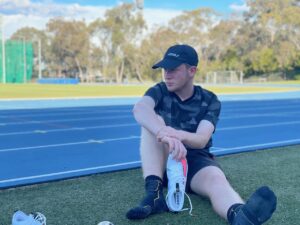 Sam at the AIS in Belconnen