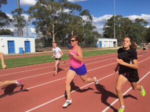 Sprint and running training at the AIS in Belconnen