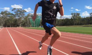 Sprint and running training at the AIS in Belconnen