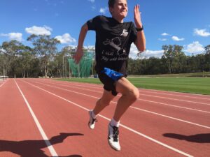 Sprint and running training at the AIS in Belconnen