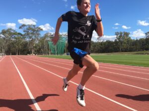 Sprint and running training at the AIS in Belconnen