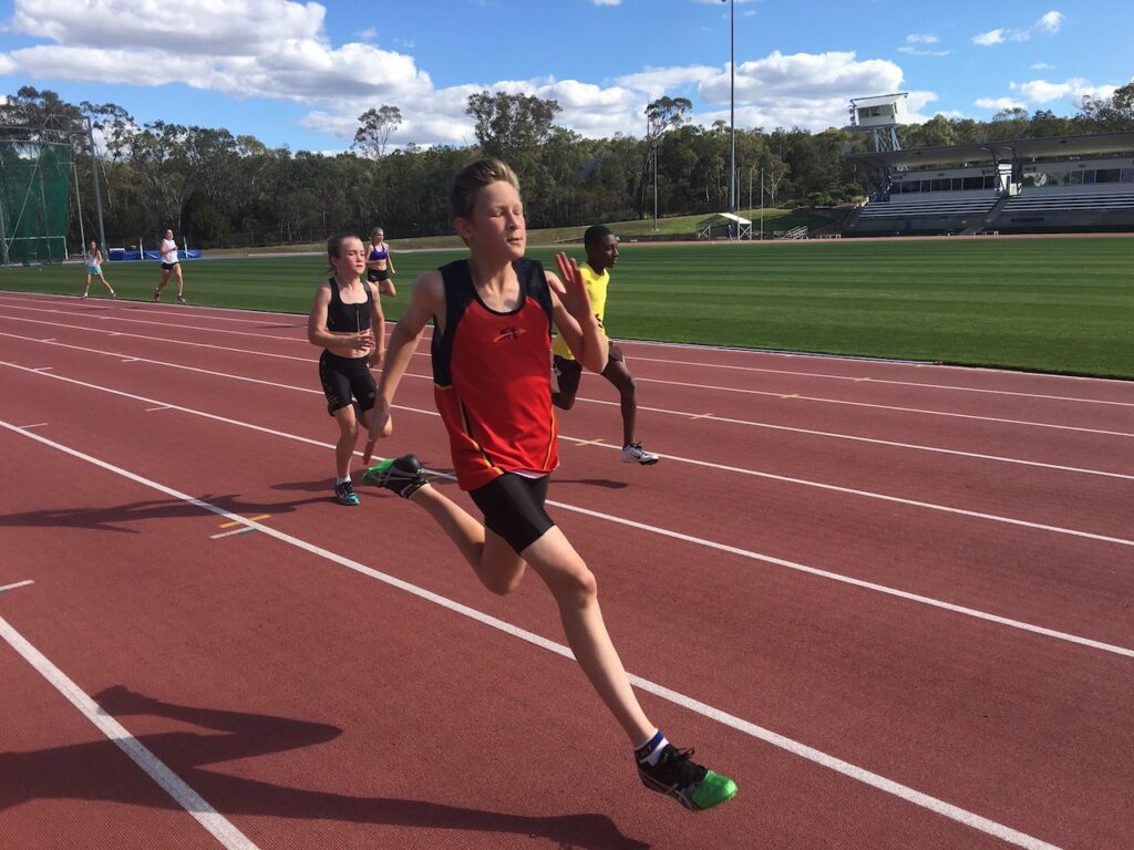 Sprint and running training at the AIS in Belconnen