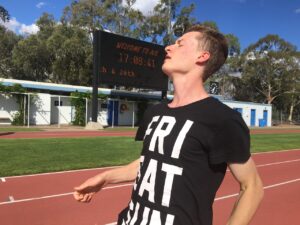 Sprint and running training at the AIS in Belconnen