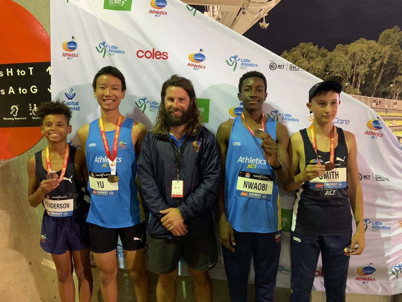 FAST Running members at Nationals