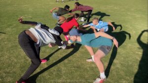Sprint training at the AIS in Belconnen