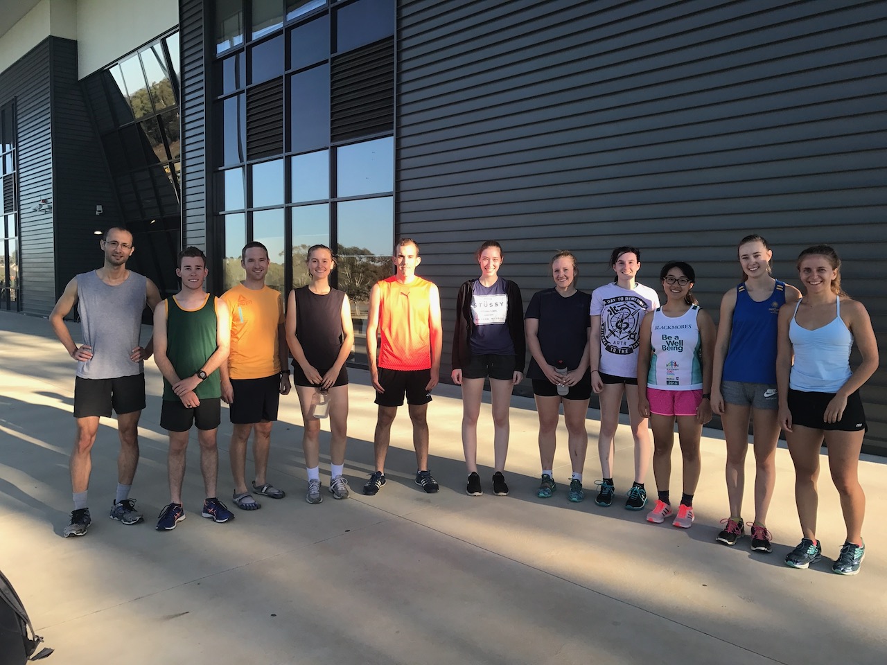 Sprint Training and Hill running at UC in Belconnen
