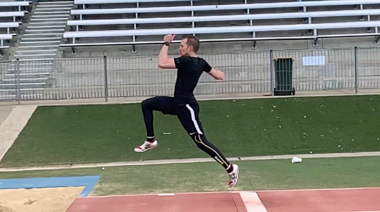 Long Jump and Triple Jump training at the AIS in Belconnen